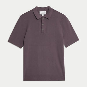 Polos de punto de algodón de talla grande para hombre Fabricante OEM Opciones de logotipo personalizado Ajuste cómodo para el verano - Product Image 4