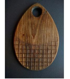 Ensemble rotatif de cuisine et de salle à manger en acier inoxydable et bois d'acacia planche à découper en bambou planche à découper en bois poignée planche à fromage - Product Image 2