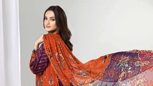 Salwar kameez – robe de pelouse 3 pièces à manches longues, élégante, nouvelle collection, offre spéciale - Product Image 5