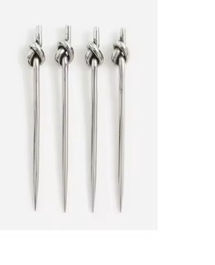 Elegantes selecciones de cóctel de acero inoxidable, de fruta de Metal pincho, barra reutilizable, decoración de bebidas - Product Image 1