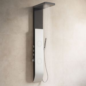 TEC alluminio Hydro decorazioni getti per colonna doccia H150xl22 disponibile in bianco e nero pacchetto 1 doccia accessori - Product Image 2