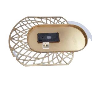 Bols à chocolat en métal doré de luxe, bols à chocolat décoratifs de luxe de styliste bols décoratifs de fantaisie faits à la main - Product Image 1