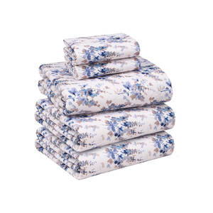 Último diseño personalizado impresión hermoso diseño transpirable algodón juego de cama marital para la venta - Product Image 5