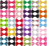 Vente chaude : Accessoires de toilettage pour animaux de compagnie (chats et chiens) : Nœuds papillon en mousse de coton, multicolores et aux motifs personnalisés