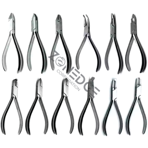 45 Uds fuente de alimentación Manual juego de instrumentos quirúrgicos dentales de acero inoxidable que incluye elevadores de extracción fórceps cinceles alicates - Product Image 5