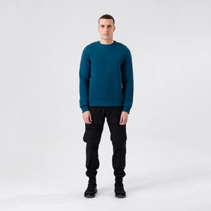 Sudadera de cuello redondo de algodón de alta calidad para hombre 2025, sudaderas con capucha personalizadas de lana transpirable personalizables para invierno - Product Image 2