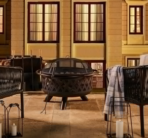 Lớn Thép Vòng Lửa Hố Nhiệm Vụ Nặng Nề Ngoài Trời Vườn Patio Gỗ Đốt Lò Sưởi Cho Tốt Nhất Giá Bán Buôn - Product Image 5