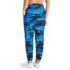 Meilleure vente Pantalon de survêtement décontracté en toile légère taille haute pour hommes Service OEM Offre Spéciale sublimation teint uni - Product Image 2