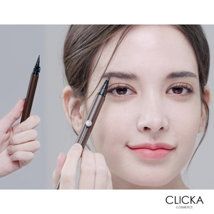 CLICKA - Delineador de Cejas Líquido de Secado Rápido y Larga Duración, Color Marrón, Hecho en Corea, con Tapa Automática para Cejas Perfectas Todo el Día - Product Image 6