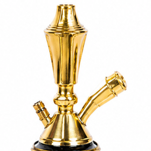 Farida Luxury Luxury <b>Mini</b> solid brass Hookah with Double <b>sided</b> unique tray - Product Image 3