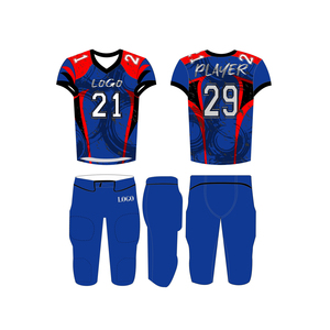 Uniforme de football américain pour adultes, manches courtes, design personnalisé imprimé, prix compétitif, service OEM - Product Image 2
