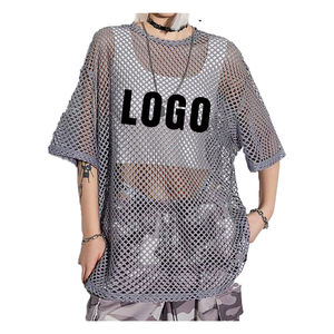 เสื้อยืดครอปสตรีทแบบตาข่ายระบายอากาศได้ดี - Product Image 4