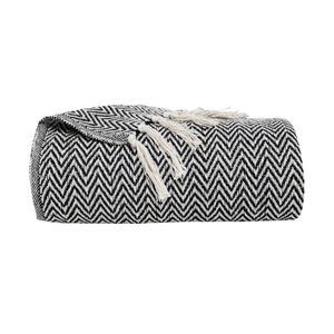 Manta Ligera de Algodón y Lino con Patrón Geométrico Moderno, Rectangular, Transpirable, Tejida, para Uso en el Hogar, para Todas las Estaciones, para Mayores de 18 Años - Product Image 2
