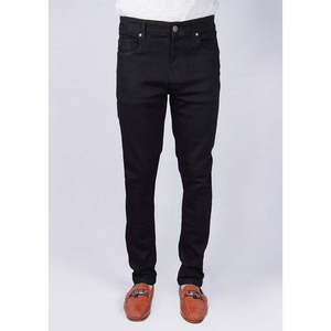 Pantalones Vaqueros Ajustados BERNAD para Hombre, Estilo Hip Hop Vintage, Corte Holgado, Pierna Ancha, Decoración con Botones, Tejido de Punto, Color para Invierno - Product Image 1