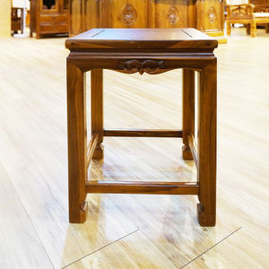 Support de présentation de fleurs et étagère décorative en teck durable de style chinois antique pour salon et mobilier de maison - Product Image 5