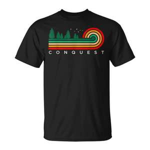 Camiseta Evergreen Vintage Stripes Conquest New York, Nueva Camiseta Vintage Stripes con Características Promocionales - Product Image 1