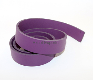 Sangles en cuir véritable pour bijoux, 2 mm d'épaisseur, 20 mm et 25 mm de large, plates, différentes couleurs, Excel Exports India, modèle 155A - Product Image 3