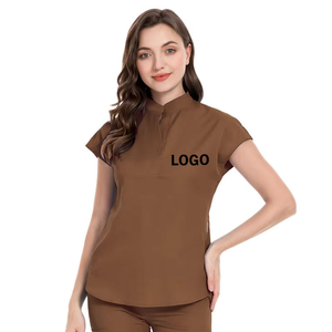 Le classique frotte des ensembles d'uniformes avec le confort court de douille et le collier de support professionnel pour les environnements propres - Product Image 6