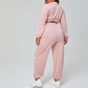 Conjunto Deportivo con Chaqueta con Cierre y Pantalones Jogger a Juego, Mezcla de Algodón y Poliéster Suave para Mayor Comodidad y Transpirabilidad - Product Image 6