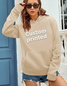 Nouveauté Pull décontracté 100% coton 'Keep Going' pour femmes, sweat à capuche imprimé lettres doux fabriqué au Bangladesh - Product Image 3