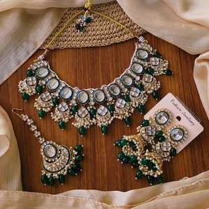 Nuevo diseño Retro Vintage moda joyería conjunto perlas artificiales estilo real fiesta joyería conjunto pendientes y collar - Product Image 5