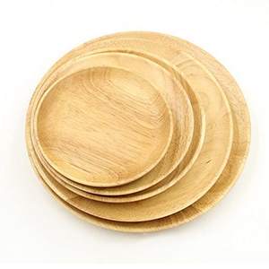 Plato de madera con logotipo personalizado, plato popular para cocina y mesa, precio bajo, 100% - Product Image 6