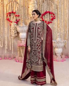 <b>Presenting</b> New Designer Party Wear Salwar Kameez with Heavy Embroidery Work Reversible All Seasons - Product Image 1