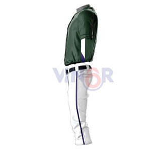 Jersey de béisbol hecho a medida de alta calidad, Material de poliéster, ropa de equipo de alta calidad, uniformes de béisbol de Etiqueta Privada, suyos propios - Product Image 5