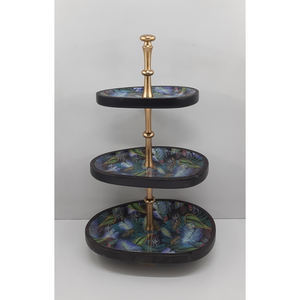 Modern Design Metal 3 <b>Tier</b> <b>Cake</b> <b>Stand</b> Decal Enamel for Wedding Birthday Party Display <b>Stand</b> Handmade Customized Bulk - Product Image 3