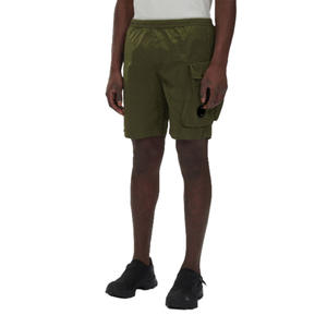 Shorts de sport tendance pour hommes, en spandex/polyester, à séchage rapide, unis, décontractés, pour l'été, pour la plage, avec cordon de serrage - Product Image 2