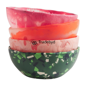 Tradebyd Bol en résine d'élégance rustique pour la décoration de table de cuisine de maison inspirée de la ferme - Product Image 4