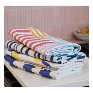 In Bulk Multi Purpose Light Weight Factory Direct Sales Reusable Indian Supplier 100% Organic Cotton <b>Microfiber</b> Kitchen <b>Towels</b> - Product Image 2