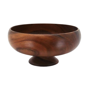 Bols décoratifs en bois faits à la main pour servir la soupe à salade Bol à salade en bois d'acacia durable fabriqué par l'Inde - Product Image 3