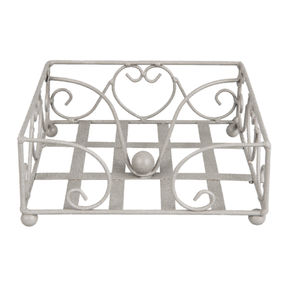 Porte-serviettes mural en acier inoxydable, élégant, sculpté, poli, boîte à mouchoirs, support durable en métal pour salle de bain - Product Image 2