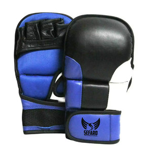 ถุงมือฝึกซ้อม MMA แบบครึ่งนิ้ว คุณภาพสูง ผลิตในปากีสถาน ลดราคาพิเศษทางออนไลน์ - Product Image 1