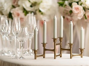 Candelabros de 5 brazos de aluminio de diseño hecho a mano, ideales para bodas, decoración del hogar, centro de mesa y decoraciones de mesa - Product Image 4