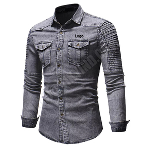 Customized Logo Printing in Wholesale Latest Design and New Model Street Wear Men Denim Jackets by VIKY INDUSTRIES - Product Image 1