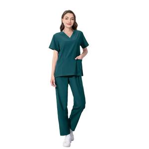 Medical <b>Scrubs</b> Uniforms Women <b>Scrub</b> Nurse Uniform Top for Hospital OEM Service <b>scrub</b> nurse - Product Image 4