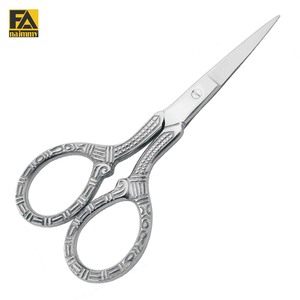 Embroidery Vintage <b>Scissors</b> Stainless Steel Printed Handle Powder Coated Printing - Product Image 1