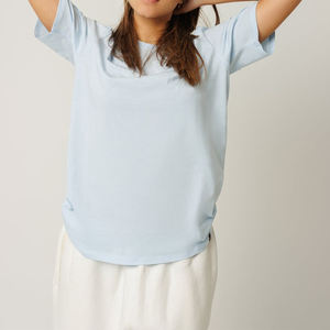 เสื้อยืดผ้าฝ้ายโอเวอร์ไซส์สำหรับผู้ชายและ100% เสื้อยืดคอกลมผ้าคอตตอนไซส์240 GSM - Product Image 5