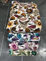Tela de patrón floral Premium para ropa de moda Material ligero y suave Ideal para ropa de verano y ropa informal
