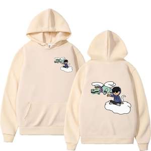 Hot Selling Custom Print 100% Cotton Heavyweight Puff Print Pullover Hoodies High Quality Men's Hoodies - Product Image 1