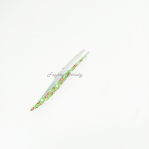 แหนบถอนขนคิ้วเคลือบกระดาษโลโก้ตามสั่งเครื่องมือเพื่อความงามใหม่ทำจากสเตนเลส - Product Image 2