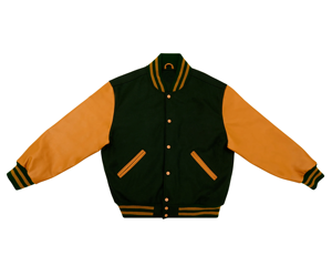 Chaqueta Bomber Vintage Personalizada de Lona para Unisex, Cuello Alto, Logotipo Frontal, Capucha, Impermeable, Secado Rápido, Diseño de Corazón, Espíritu de Chicago - Product Image 1