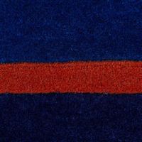 Handgefertigter Woll-Seide Tuft-Teppich Modern Klassisch Blau Orange Waschbar Haustierfreundlich Luxus Wohndekor Hotel-Nutzung Innenarchitektur