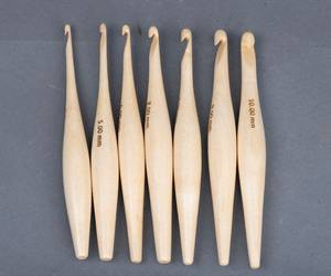 Handmade Wooden Crochet Hooks Holder Organizer Crafts Organizer <b>Sewing</b> <b>Supplies</b> Storage Various Sizes Hooks - Product Image 4