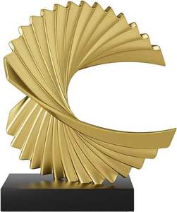 Escultura Decorativa de Alta Calidad para Mesa, Decoración de Lujo para el Hogar, Estilo Contemporáneo, Detalles Metálicos - Product Image 3
