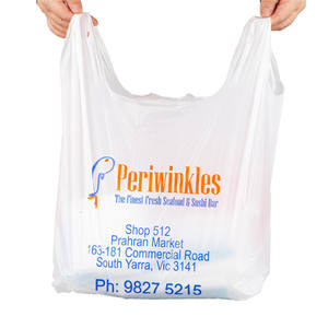 Vietnam Manufacturer White Plastic Singlet Handle <b>Bags</b> | Custom Logo - Product Image 3