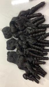 Paquete de calidad superior, rizo hinchable, cabello vietnamita de un solo donante, rizo hinchable, cabello humano Remy virgen, estilo de lujo - Product Image 6