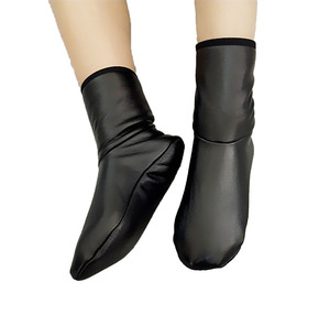 Wholesale Cheap Rates Custom made Unisex Leather <b>Socks</b> with Zipper | Original leather <b>winter</b> season warm leather <b>socks</b> - Product Image 6